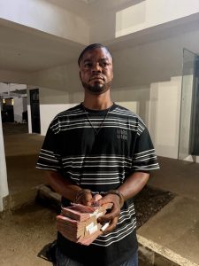 NAIMOS Arrest GALAMSEY KINPIN (IDDRISU ZAKARI) who excavates and mines at Osino town