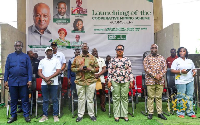 Government Launches Maiden Cooperative Mining Scheme at Akyem Kotoku