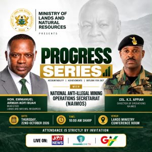 Progress Series with Anti-Illegal Mining Operation Secretariat (NAIMOS)